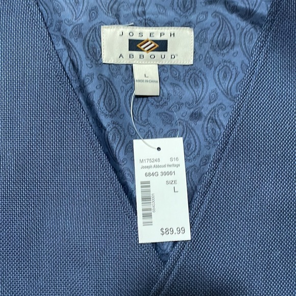 Joseph Abboud Heritage Vest in Blue - Picture 2 of 5